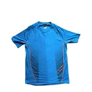 Icebreaker Merino GT Tee Men’s Medium Blue Running Performance Shirt